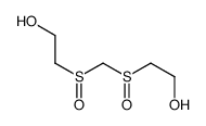 2-(2-hydroxyethylsulfinylmethylsulfinyl)ethanol Structure