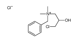 benzyl(3-chloro-2-hydroxypropyl)dimethylammonium chloride Structure