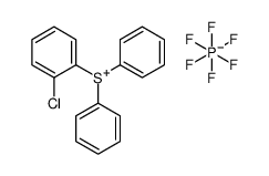 六氟磷酸(1-)[(氯苯基)二苯基]锍盐结构式