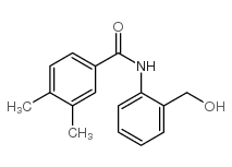 Benzamide, N-[2-(hydroxymethyl)phenyl]-3,4-dimethyl- (9CI)结构式