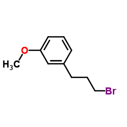 Anisole, m-(3-bromopropyl)- Structure