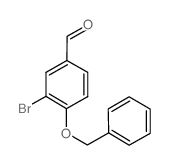 4-(Benzyloxy)-3-bromobenzaldehyde Structure