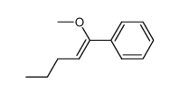 (Z)-(1-methoxypent-1-en-1-yl)benzene结构式