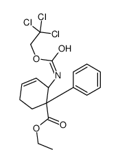 N-(2,2,2-Trichloroethoxy)carbonyl] Bisnortilidine结构式