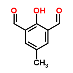 2-羟基-5-甲基间苯二甲醛结构式