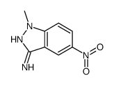 1-甲基-5-硝基-1H-吲唑-3-胺结构式