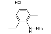 (2-ETHYL-6-METHYLPHENYL)HYDRAZINE HYDROCHLORIDE structure