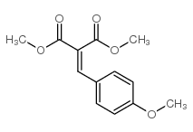 Dimethyl 4-methoxybenzylidenemalonate structure