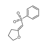 2-[(E)-(phenylsulfonyl)methylidene]tetrahydrofuran结构式