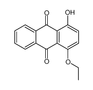 Chinizarin-monoethylether结构式