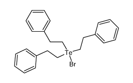 tris-(β-phenylethyl)telluronium bromide Structure