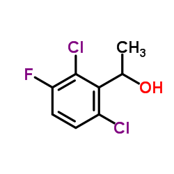 1-(2,6-二氯-3-氟苯基)乙醇结构式