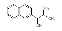2-methyl-1-naphthalen-2-yl-propan-1-ol结构式