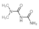 3-carbamoyl-1,1-dimethyl-urea结构式