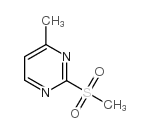 4-甲基-2-甲磺酰基嘧啶结构式
