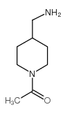 1-(4-(氨基甲基)哌啶-1-基)乙酮结构式