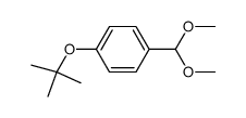 1-(tert-butoxy)-4-(dimethoxymethyl)benzene Structure