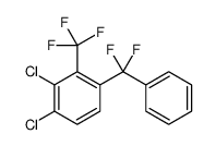 1,2-dichloro-4-[difluoro(phenyl)methyl]-3-(trifluoromethyl)benzene Structure