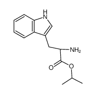 isopropyl (+/-)-tryptophanoate Structure