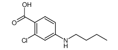 4-butylamino-2-chloro-benzoic acid结构式