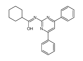 N-(4,6-diphenylpyrimidin-2-yl)cyclohexanecarboxamide Structure