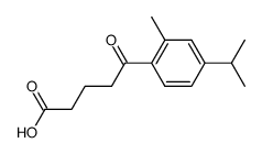 5-(2-Methyl-4-isopropylphenyl)-5-oxo-pentansaeure Structure