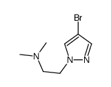 [2-(4-溴-吡唑-1-基)-乙基]-二甲胺结构式
