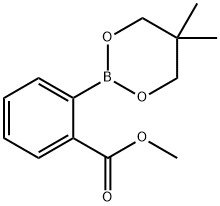 Methyl 2-(5,5-dimethyl-1,3,2-dioxaborinan-2-yl)benzoate Structure
