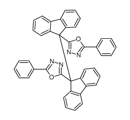 9,9'-bis-(phenyl-[1,3,4]oxadiazol-2-yl)-[9,9']bifluorenyl结构式