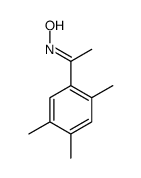 N-[1-(2,4,5-trimethylphenyl)ethylidene]hydroxylamine Structure