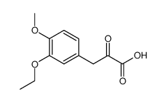 (3-ethoxy-4-methoxy-phenyl)-pyruvic acid结构式