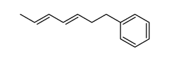 (2E,4E)-7-phenylhepta-2,4-diene结构式