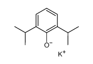 potassium 2,6-di-i-propylphenoxide Structure