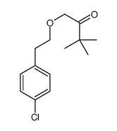 1-[2-(4-chlorophenyl)ethoxy]-3,3-dimethylbutan-2-one结构式