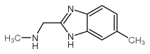 N-甲基-N-[(5-甲基-1H-苯并咪唑-2-基)甲基]胺图片