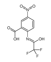 5-nitro-2-[(2,2,2-trifluoroacetyl)amino]benzoic acid Structure
