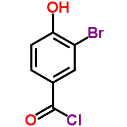 3-Bromo-4-hydroxybenzoyl chloride Structure