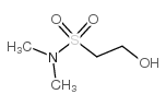 2-羟乙基磺酸二甲胺结构式