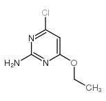 4-氯-6-乙氧基嘧啶-2-胺结构式