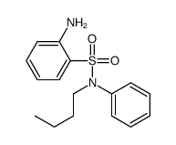 2-amino-N-butyl-N-phenylbenzenesulfonamide结构式