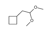 2,2-dimethoxyethylcyclobutane结构式