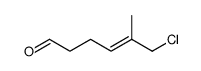 4-Hexenal, 6-chloro-5-methyl-, (E)结构式