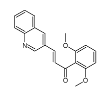 1-(2,6-dimethoxyphenyl)-3-quinolin-3-ylprop-2-en-1-one Structure
