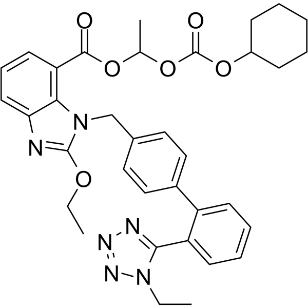 1H-1-乙基坎地沙坦西来替昔酯结构式