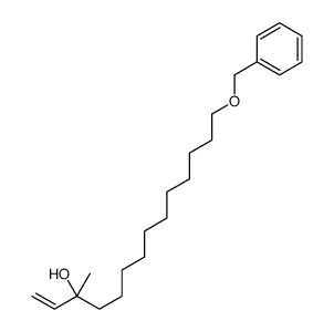 3-methyl-14-phenylmethoxytetradec-1-en-3-ol结构式