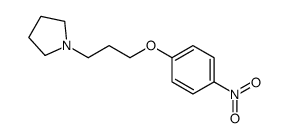 1-(3-(4-NITROPHENOXY)PROPYL)PYRROLIDINE Structure