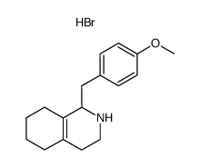(+/-)-1-(4-methoxybenzyl)-1,2,3,4,5,6,7,8-octahydroisoquinoline hydrobromide结构式