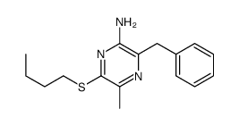 3-benzyl-6-butylsulfanyl-5-methylpyrazin-2-amine Structure