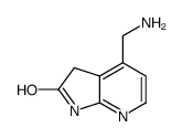 4-(氨基甲基)-1,3-二氢-2H-吡咯并[2,3-b]吡啶-2-酮结构式