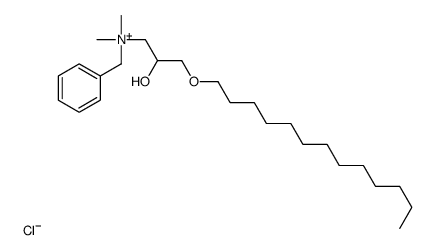 benzyl[2-hydroxy-3-(tridecyloxy)propyl]dimethylammonium chloride Structure